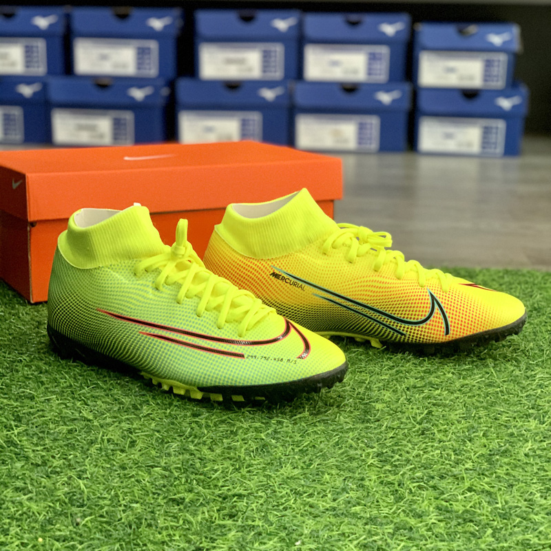 Nike Mercurial Superfly 7 Academy MDS TF BQ5435-703 Lemon Venom/Aurora/Black